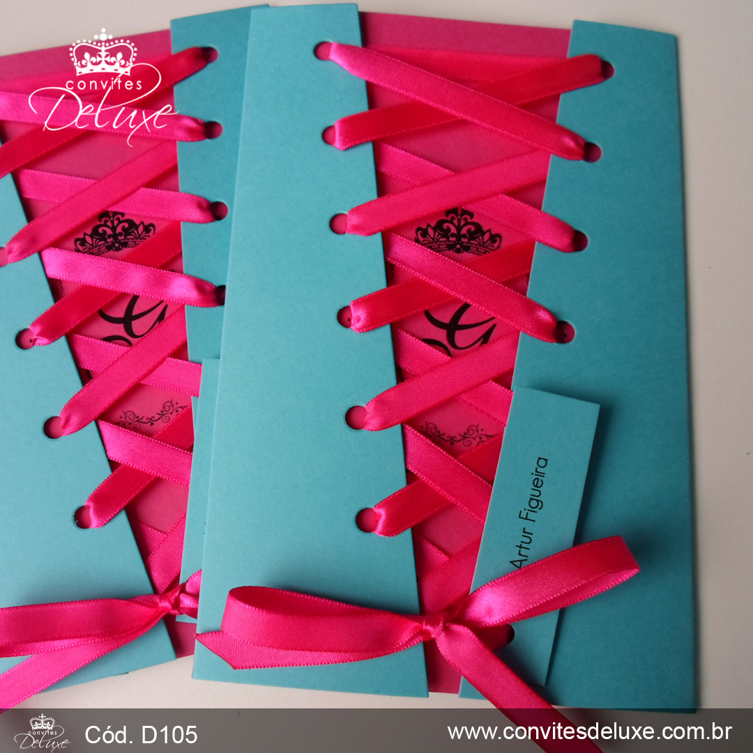 Convite de 15 Anos Corselet