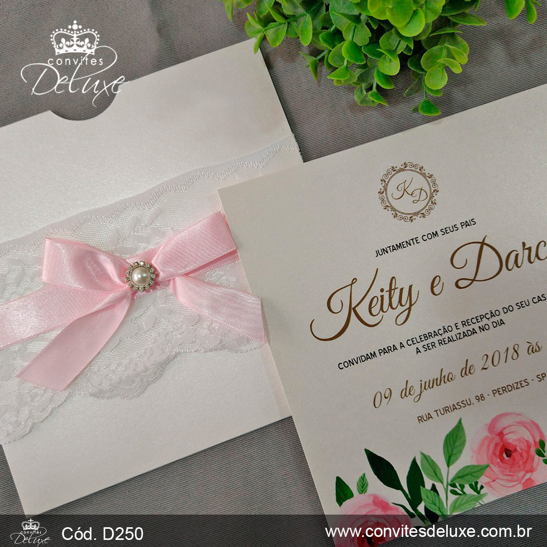 Convites de Casamento com Renda | So Paulo SP